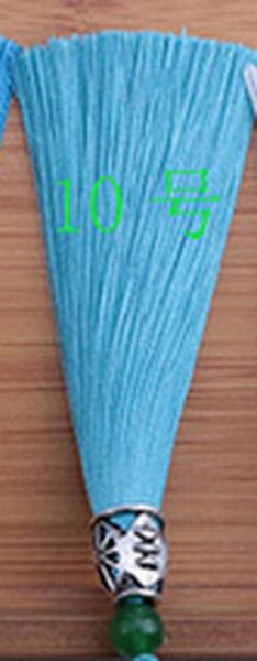 

mibrow 5pcs lot 23 colors mixed silk tassel silver color caps bead charms pendants tassels for diy jewelry accessories h jllvwv