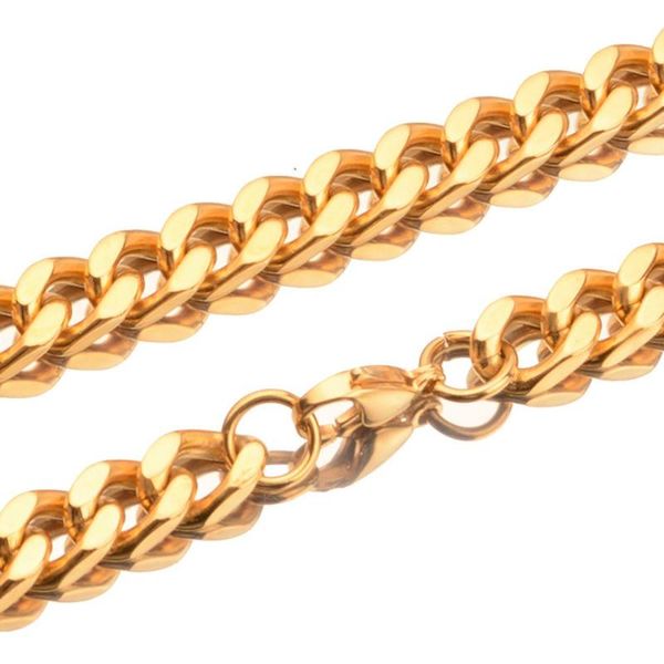 

9/11/13/15mm wide 316l stainless steel curb cuban chain gold plated necklace & bracelet for men christmas jewelry, Silver