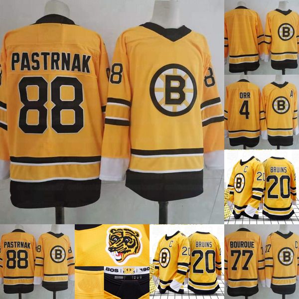 

88 david pastrnak boston bruins 2021 reverse retro jersey 37 patrice bergeron 4 bobby orr 77 ray bourque hockey jerseys in store, Black