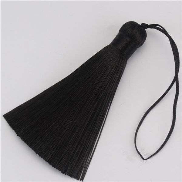 

12pcs ice silk tassels fringe pendant diy material color cord fat tassels trim party garments curtains decor tassel h jlliyo