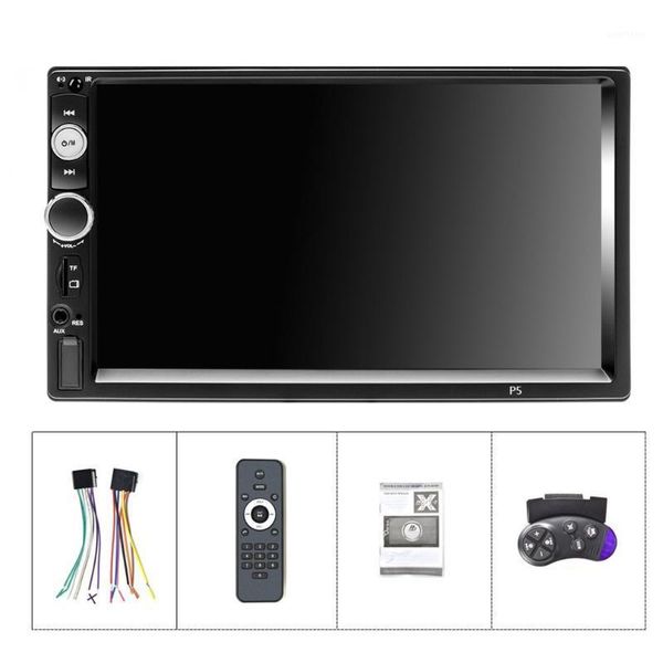 

p5 universal 7 inch car rear view mirror monitor camera video auto parking assistance night vision reversing mp5 player1