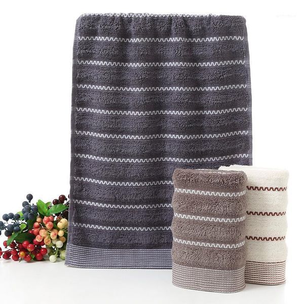 

bath towel thicked pure cotton jacquard solid towel1
