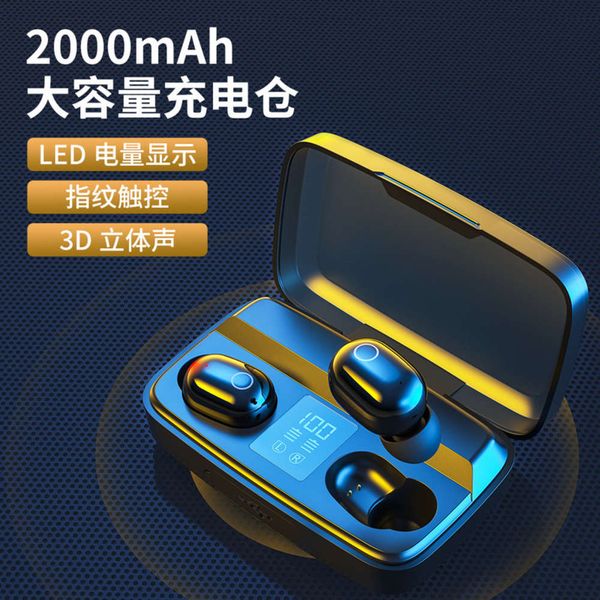 

5.0 binaural wirels bluetooth stereo digital display touch sports headset fcc id certification