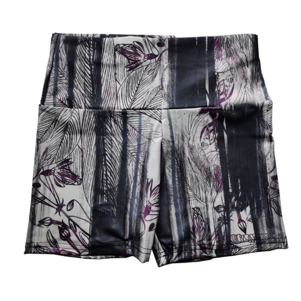 

2020 high waist seamless yoga shorts women fitness clothing push up hip gym shorts sports letter print short leggings, White;black