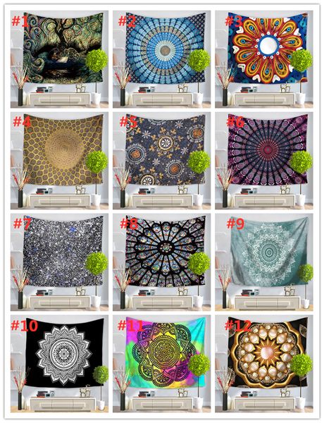 

51 design mandala tapestry wall hanging mural yoga mats beach towel picnic blanket sofa cover party backdrop wedding home decoration gwd3464