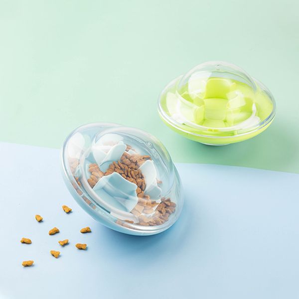 

dog ufo tumbler interactive toys pet bowl snacks to deposit educational food dispenser iq chasing ball jk2012ph