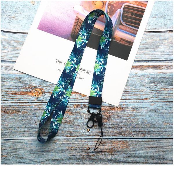 

mobile phone straps flower lanyard keys id card neck straps for iphone usb badge holder diy hang rope jllmgm