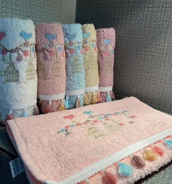 

50x90 6 pcstowel pure cotton household soft face wash towel interrupted couples wipe her face bath towel