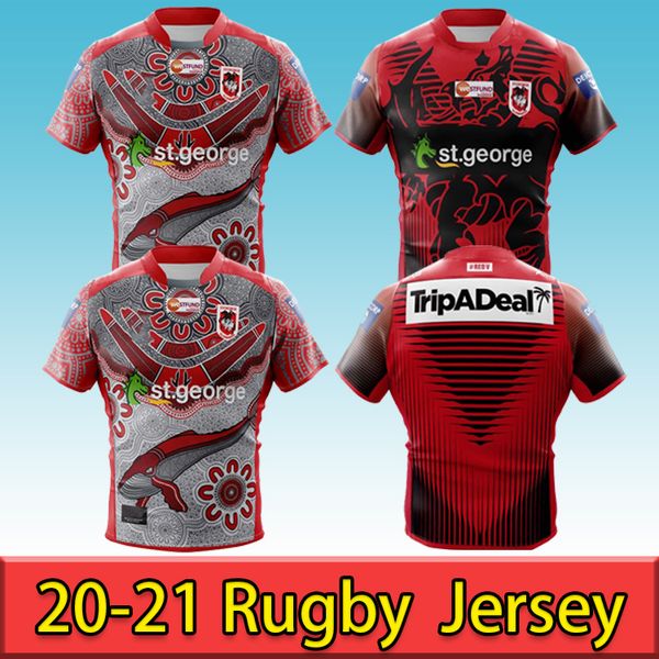 

new 2020 2021 commemorative indigenous rugby jerseys nrl rugby league jerseys 20 21 st george illawarra dragons nrl nines j, Black;yellow