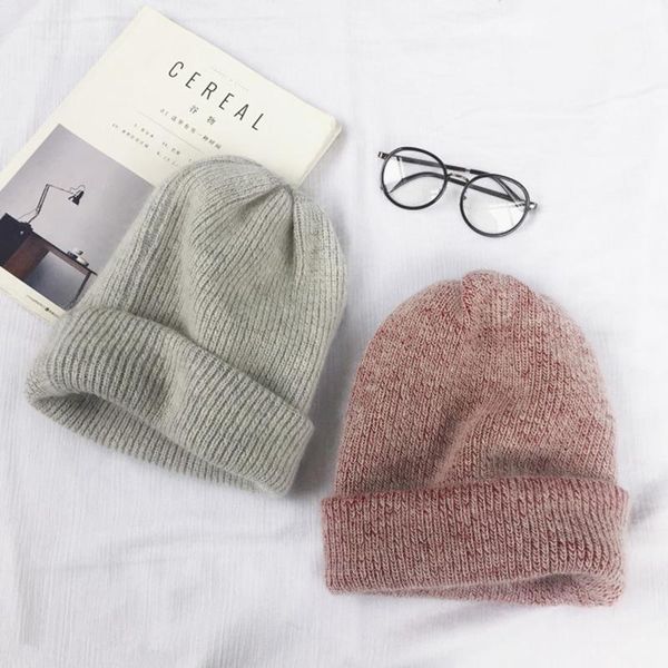 

autumn winter hair winter skullies hat fashion warm beanies hats casual women solid caps cover head, Blue;gray