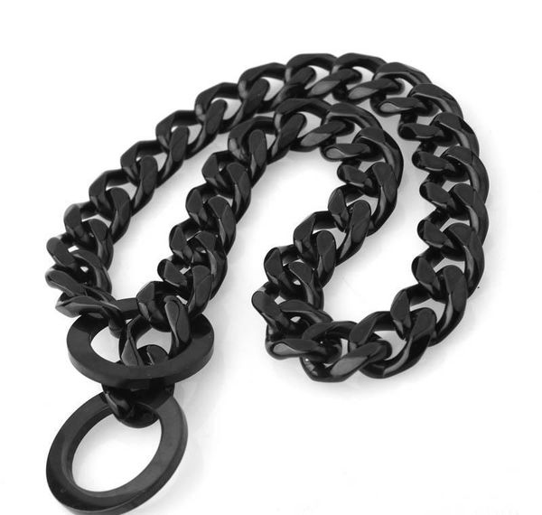 

15mm dogs training choke chain collars for large dogs pitbull bulldog strong silver gold stainless steel jlllsa bdebag