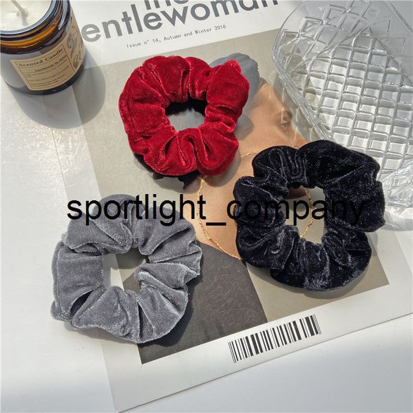 

2020 new candy velvet scrunchie for girls women 3pcs/set scrunchies set hair ties rope ponytail hair accessories hairbands gifts, Slivery;white