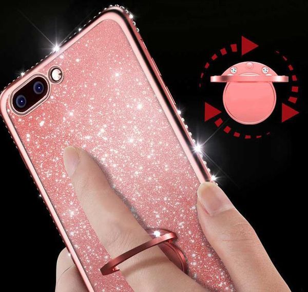 

shining glitter magnetic finger case for samsung galaxy s10 s10e s8 s9 plus a5 a7 2018 a6 a8 note 8 9 10 bling bbyyhe yhshop2010