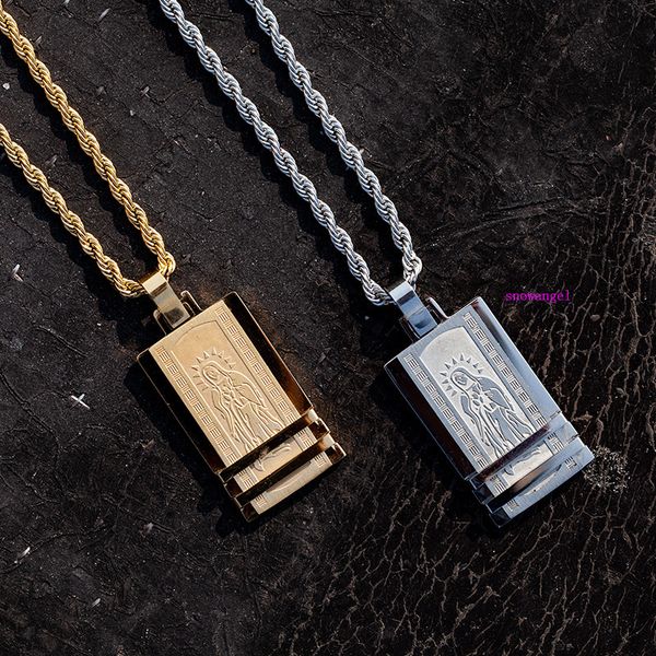 

2020 titanium steel notre dame mahua chain with exaggerated personality and necessary for fashion people, Silver