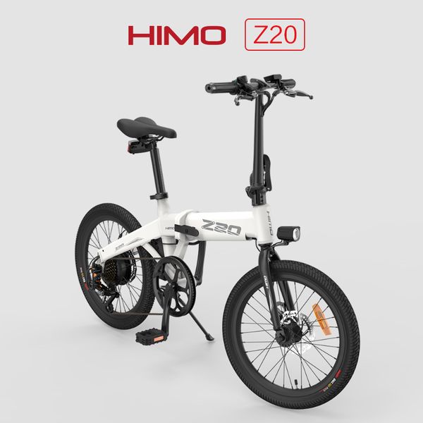 

eu staock] himo folding electric moped bike z20 c20 z16 ebike 250w motor grey white electric bicyclee from xiaomi youpin, Silver;blue