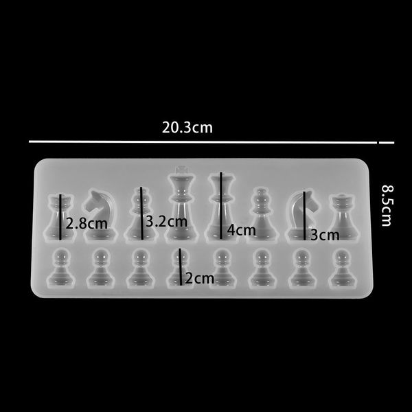

crystal international chess epoxy resin molds chess pieces shape for diy resin epoxy casting mold silicone jewelry crafts making wmtiph