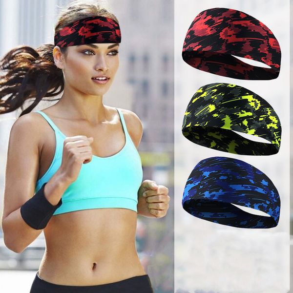 

lyca absorbent cycling yoga sport sweat headband men sweatband for men and women yoga hair bands head sweat bands sports safety, Black