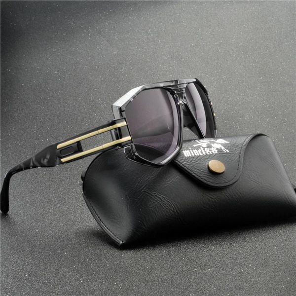 

sunglasses oversized women large square men frame black gradient driving goggles female male with box fml, White;black