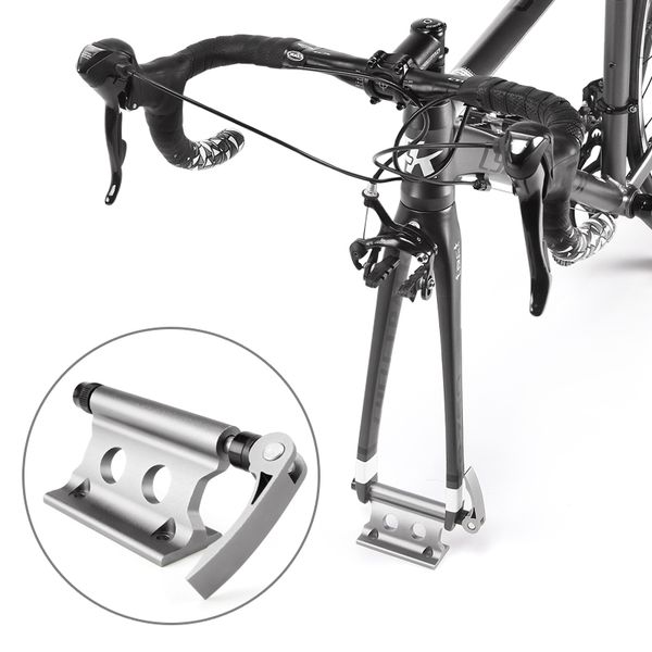 

bicycle mountain bike road bike bicycle accessories bicycle forklift frame quick release aluminum alloy fork frame fixing clip