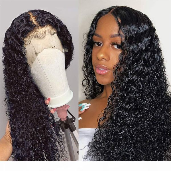 

360 lace frontal wig mongolian afro kinky curly 130% density human remy hair thick end full wig bleached knots with pre plucked human, Black;brown