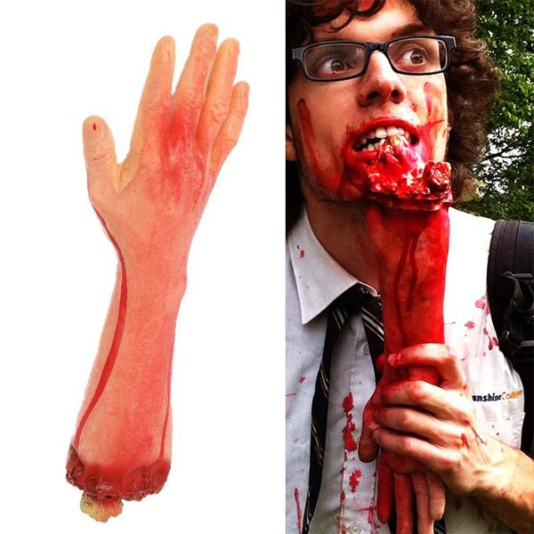

halloween horror реквизит bloody поддельного arm руки жуткого finger фут страшных leg brain хэллоуин украшения партии поставки jlljap mxyard