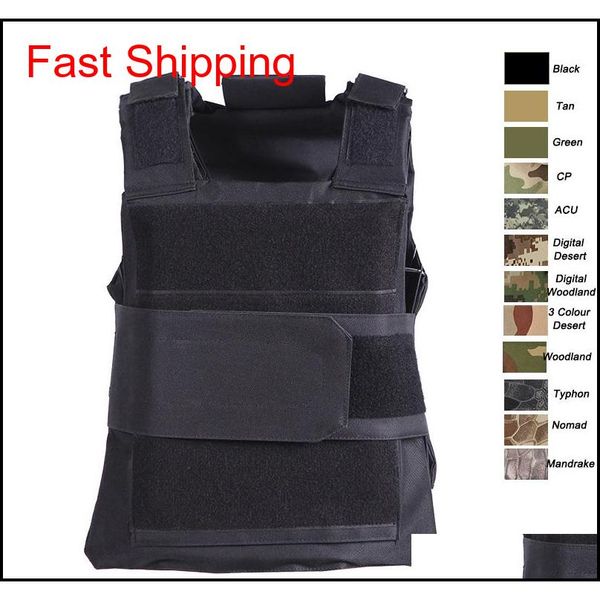 

outdoor sports outdoor camouflage body armor combat assault waistcoat tactical molle vest plate carrier vest so06-009 m57us, Black;green