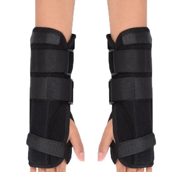 

adjust alloy wrist brace wristband wrist strap support splint fractures carpal tunnel sport sprain mouse hand wristbands wc60r, Black;red
