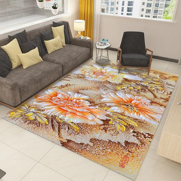 

corridor door mat non-slip carpet children's room bathroom absorbent kitchen floor mat modern 3d rectangular carpet1
