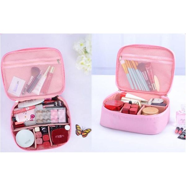 

женщины makeup bag портативный путешествия косметическая сумка организатор чехол водонепроницаемый макияж умывальник чехол туалетные изделия
