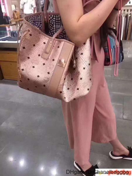 

reversible 2pc handbag female shoulder good fashion shopping bag 6018