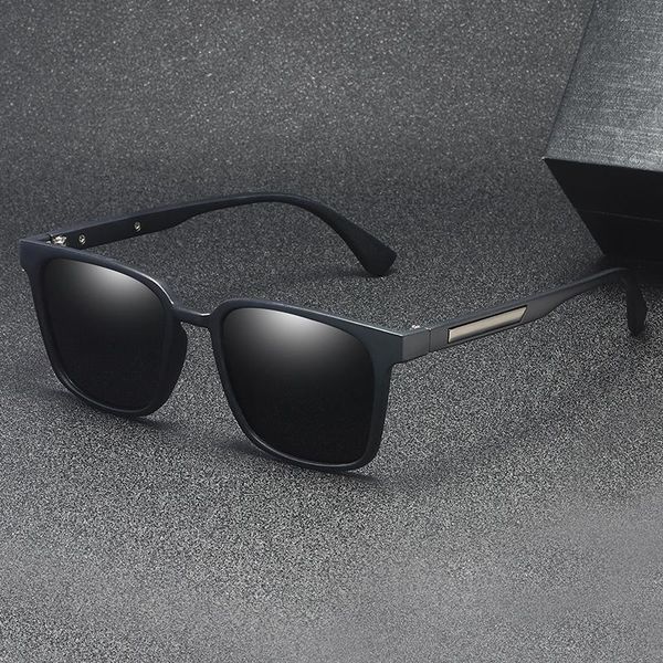

2020 classic square men polarized sunglasses uv400 black shades glasses for driving wholesale brand design eyewear, White;black