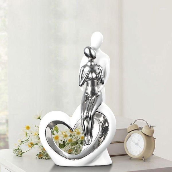 

modern ceramic romantic couples ornaments bedroom wedding room figurines crafts home livingroom furnishing decor wedding gifts1
