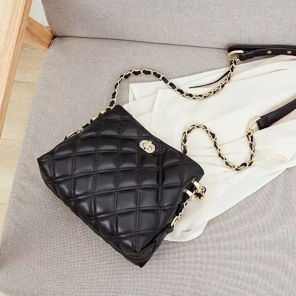 

фабрика оптовая сумка на ремне сумки с алмазной решеткой женские сумка для crossbody сумка натуральная кожа мода сумочка черная буква сумки