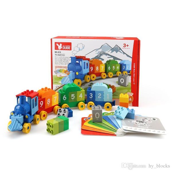 

31 шт. детская ранняя образовательная игрушка большая частица математические когнитивные цифровые поезда строительные блоки интеллектуальные