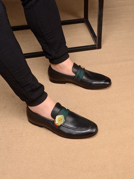 

men pu leather shoes lace up casual shoe dress shoes brogue shoes spring ankle boots vintage classic male casual, Black