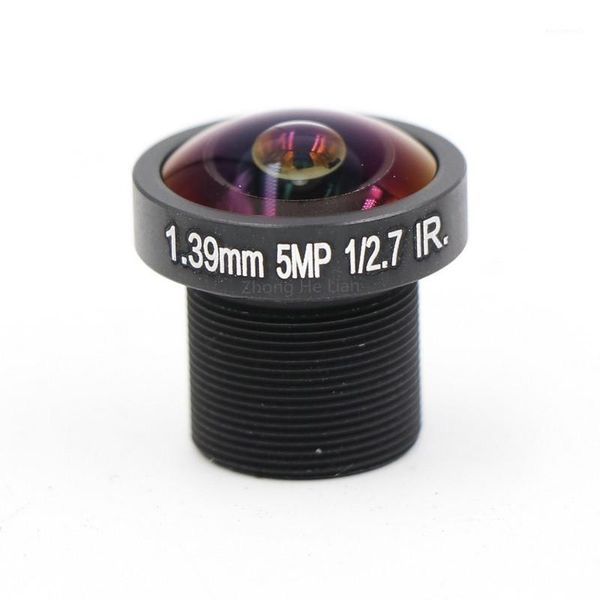 cctv camera 1.39mm lens 5.0 megapixel fisheye 180 degree mtv m12 x 0.5 mount infrared night vision lens for cctv camera1