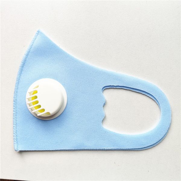 

with anti dust face mouth cover pm2.5 mask valve respirator dustproof anti-bacterial washable reusable ice silk cotton moutletmlhs