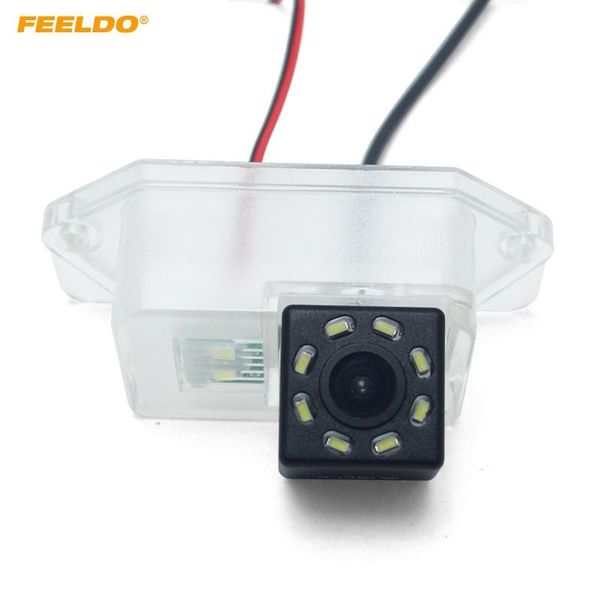 

car rear view cameras& parking sensors feeldo backup camera with led for mitsubishi lancer/lancer evolution/outlander reversing #5922