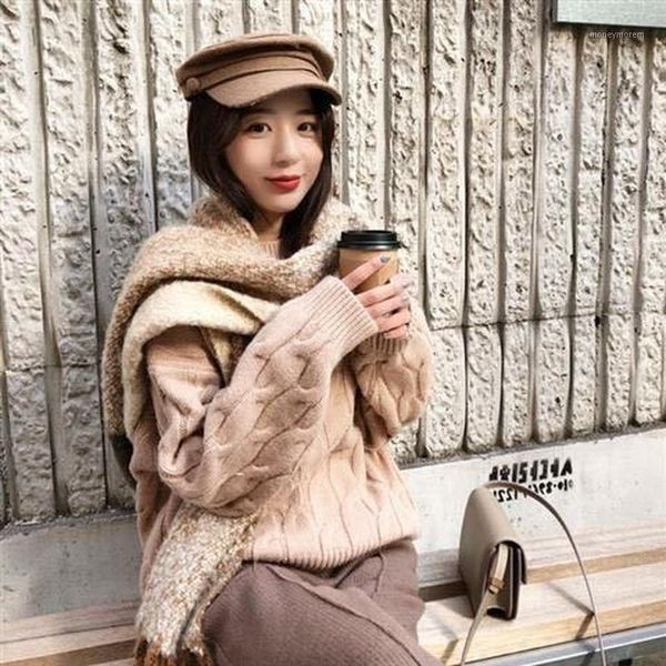 

women's sweaters 2021 autumn crew neck pullovers winter women sweater ladies long sleeve knitted femme pull tight shirts jumper1, White;black