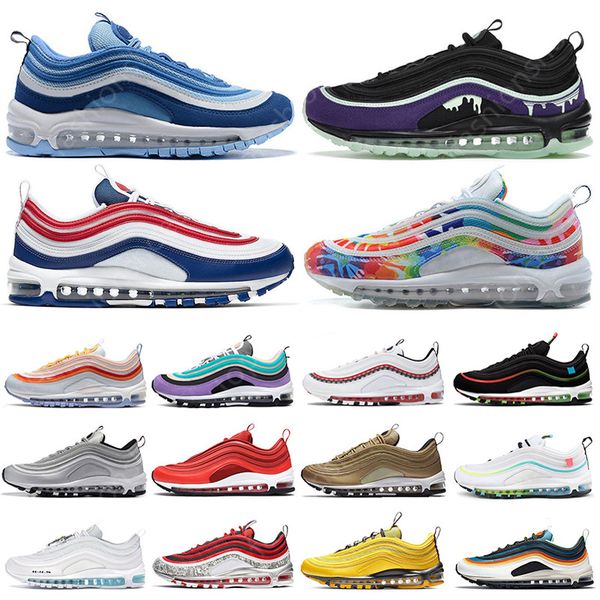 

sale halloween worldwide running shoes graphical theme tie dye triple black white gym red women mens trainers outdoor sports sneakers, White;red