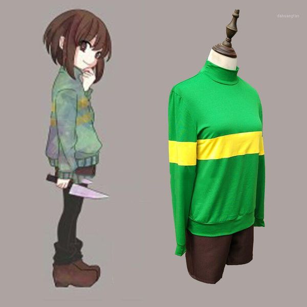 

undertale chara cosplay costum full set1, Black