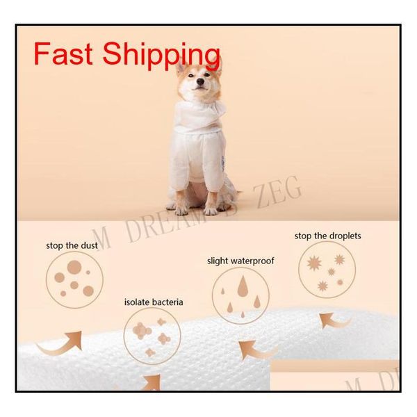 

ventilatory pet dog protective clothing for outdoor walking sbacteria dog clothes dustproof costume pet p qylube sports2010