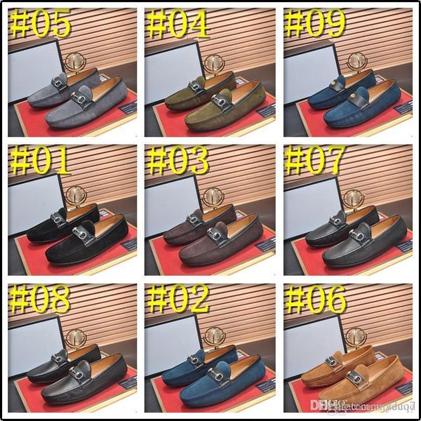 

c5 loafer shoes men genuine leather slip-on moccasins handmade designer man casual shoes drive walk luxury leisure big size 38-46 33, Black