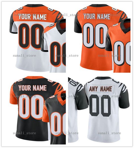 

stitched new men women kids 9 joe burrow 28 joe mixon 85 tee higgins 18 a.j. green 25 giovani bernard 5 ryan finley jerseys stitched, Black;red