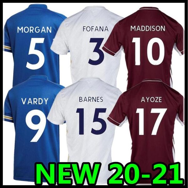 

2020 2021 soccer jersey vardy maguire vardy football shirt maddison tielemans leicester camiseta de futbol kit, Black;yellow