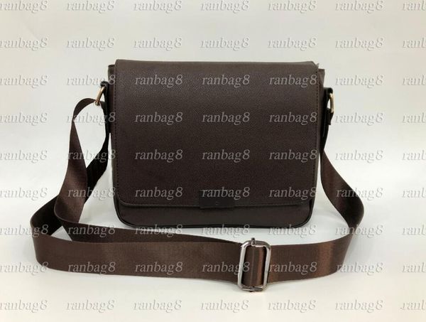 

33cm men's large messenger bag with flat pocket genuine leather crossbody bags men fashion briefcase shoulder bag shcool bag checkers