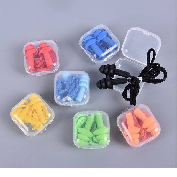 

2pcs soft anti-noise ear plug waterproof swimming sile swim earplugs for children swimmers diving with r sqcfvn