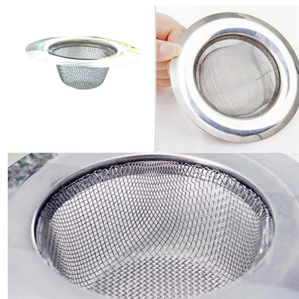 

2020 new stainless steel bathtub hair catcher ser shower drain hole filter trap metal sink strainer