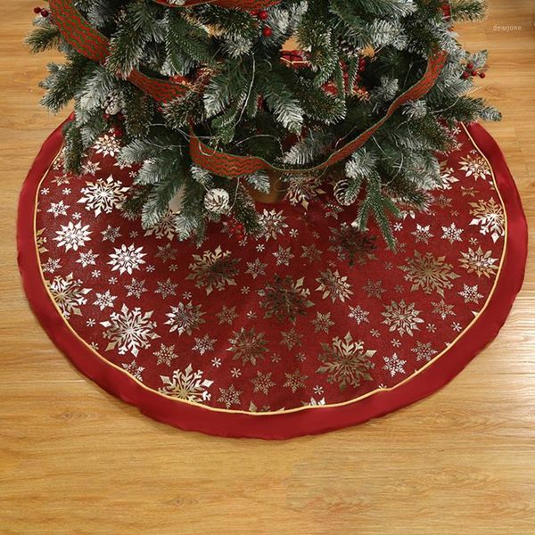 

1 piece christmas tree skirt 120cm carpet merry christmas decorations for family natal tree skirt new year decoration navidad1