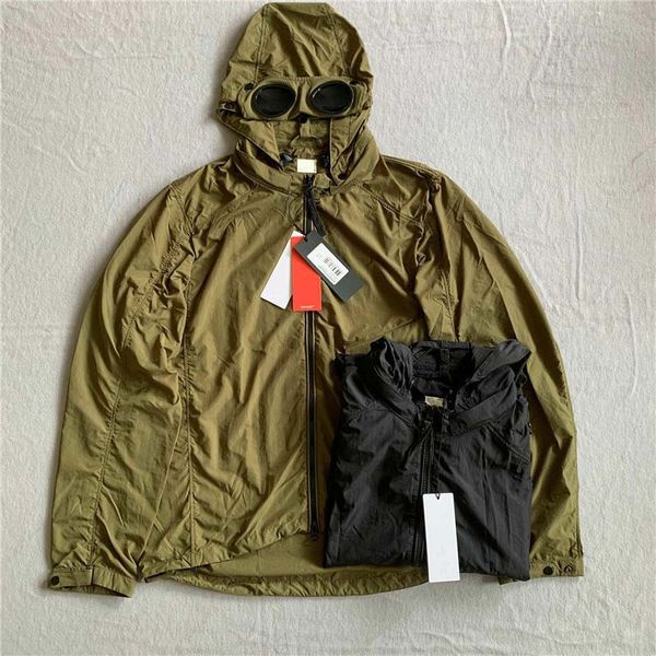 

fashion mens jacket spring autumn outwear windbreaker hoodie zipper hooded jackets coat with glasses outside sport wearing size m-2xl, Black;brown